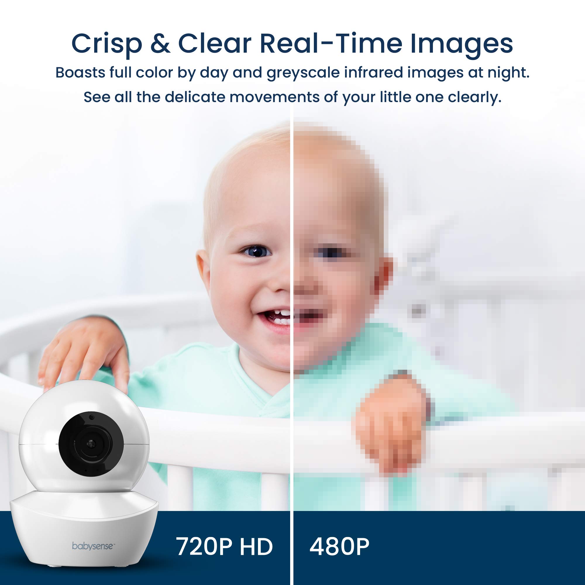 Babysense Replacement Add On Camera for Video Baby Monitor HDS2, Requires HDS2 Parent Unit to Operate, Will Work Only with HDS2 Monitors