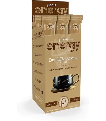 Amazon.com : Perk Chill Drink Mix (Dutch Hot Cocoa) 18 Servings