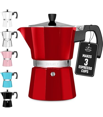 moka Amazon.com: Zulay Moka Pot Espresso Stovetop Coffee Maker - Leak