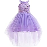 GetWish Girls Sequin Formal Dress Fancy Birthday Party Pageant Prom Toddler Sneaker Ball Gown Tulle Tutu Dress for Girls