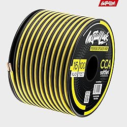 Install Link 16 AWG Gauge Speaker Wire Cable