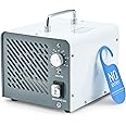 CREWORKS Ozone Negative Ion Generator, 30000 mg/h 2-in-1 Odor Eliminator Air Purifier for Car Home Smoke Pet Odor Removal, Commercial Ozone Machine Ionizer with Timer for 3200 sq ft Room