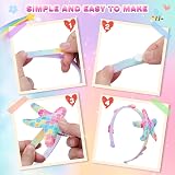 GOLMUD 68PCS DIY Headband Making Kit Unicorn Mermaid Flower Hair Accessories view 4