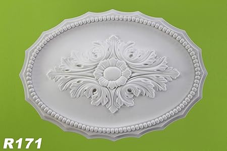 1 Rosette Decorative Stucco Ceiling Rose Wall Polyurethane Shock