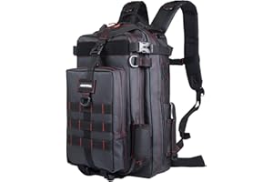 BLISSWILL Fishing Backpack - Waterproof with Rod Holder, Ideal Fishing Gear and Gifts for Men