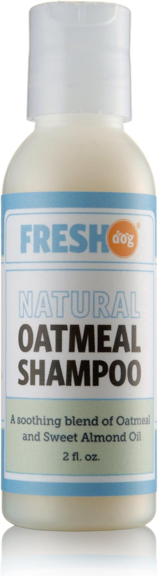 Fresh Dog Natural Oatmeal Shampoo for Dry Skin & Coat, 2-Ounce Travel Size