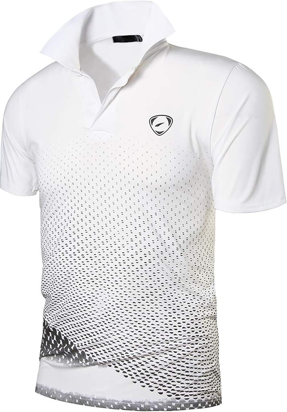 GEEK LIGHTING Mens Polo Shirt Quick-Dry High Moisture Wicking Short Sleeve Sports Golf Tennis T-Shirt at  Men’s Clothing store
