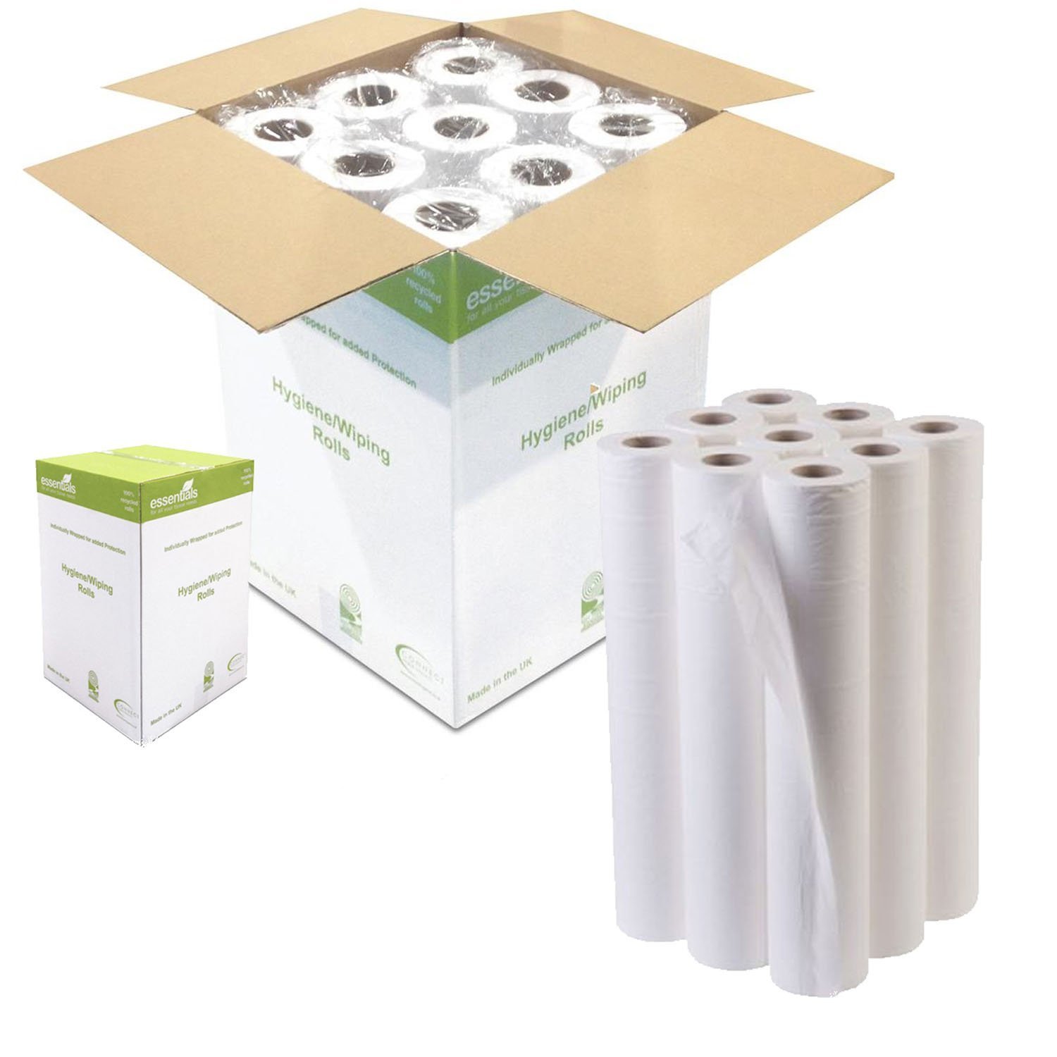 White 20 Couch Roll 40m 9 Couch Rolls Per Case Amazon Co Uk