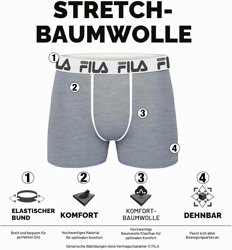 Boxershorts Herren Baumwolle, Unterhosen Männer, 4er-Pack, Schwarz N (M)