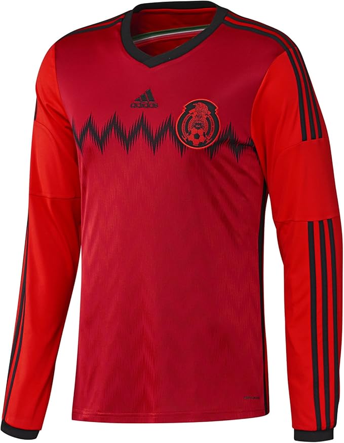 adidas Mexico Away Soccer Jersey Long Sleeve (3XL) Clothing