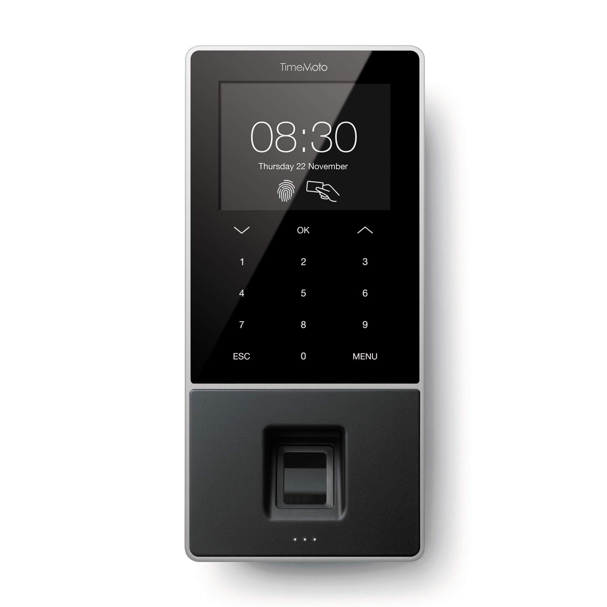 Safescan TM-828 - Clocking-in System with Fingerprint and RFID Reader for Up to 2000 Users - Including Employee Management Solution