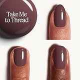 essie Gel by essie Longwear Nail Polish Neutral Taupe Take Me To Thread No UV view 3