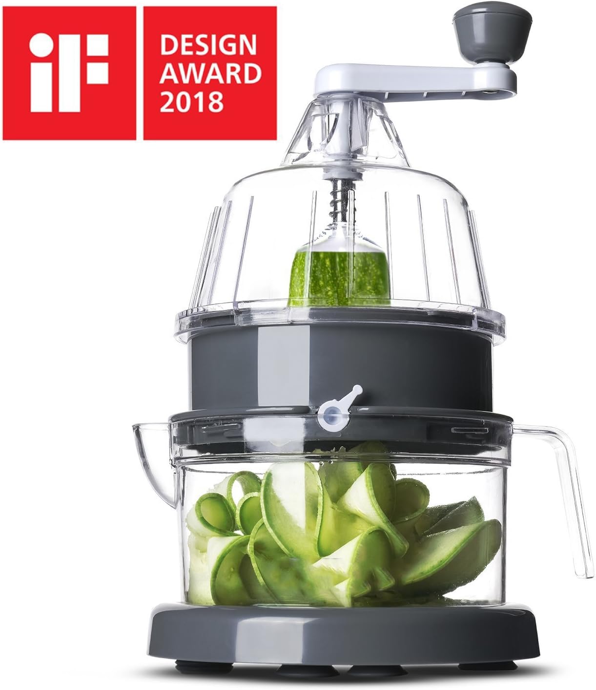 YOSIL Vertical Vegetable Slicer Best Cutting Vegetable Spaghetti Noodle Maker