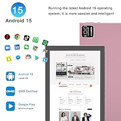 HOTTABLET 10" Android 15 Tablet, 12(4+8Expand) GB