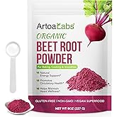 Beet Root Powder for Men and Women, Beetroot Supplement Powder Drink Mix for Smoothies, Baking & Juice – Natural Energy Support, Vegan, Gluten-Free, Non-GMO (1)