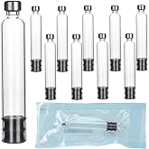 3ml Pen Cartridges for Peptide Pen and V1 V2 Pens, 10 Pack 3cc Empty Glass Cartridge with 11mm Long Stopper, Sterilized &amp; Individually Wrapped