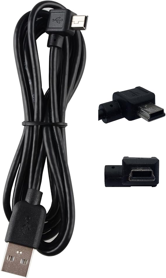 Car Charger for Tomtom Right Angle MINI USB Cable 3m Amazon.co.uk