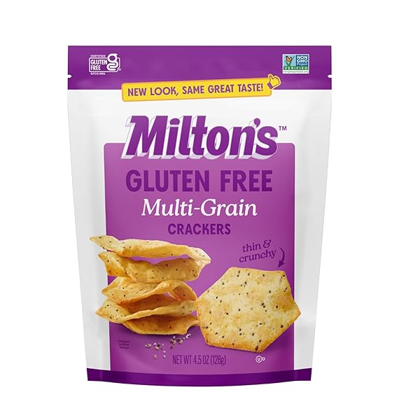 MILTON’S GLUTEN FREE CRACKERS, MULTI-GRAIN – NON-GMO PROJECT...
