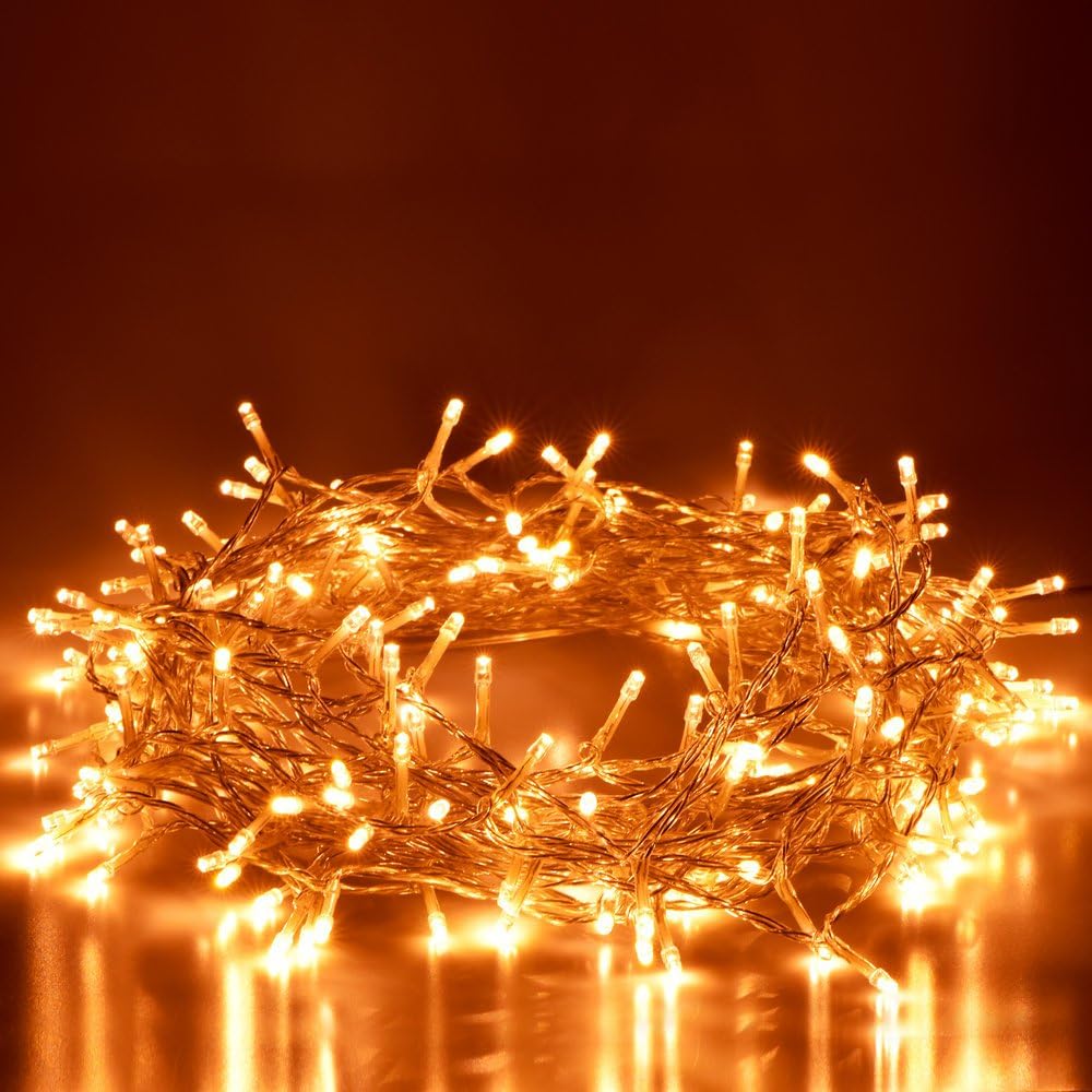 Bling Bling Waterproof String Lights 200 LED 65.6ft Copper