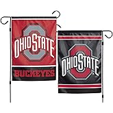 WinCraft Ohio State Buckeyes Polyester 12"X18" 2 SIDED Garden Yard Wall Flag