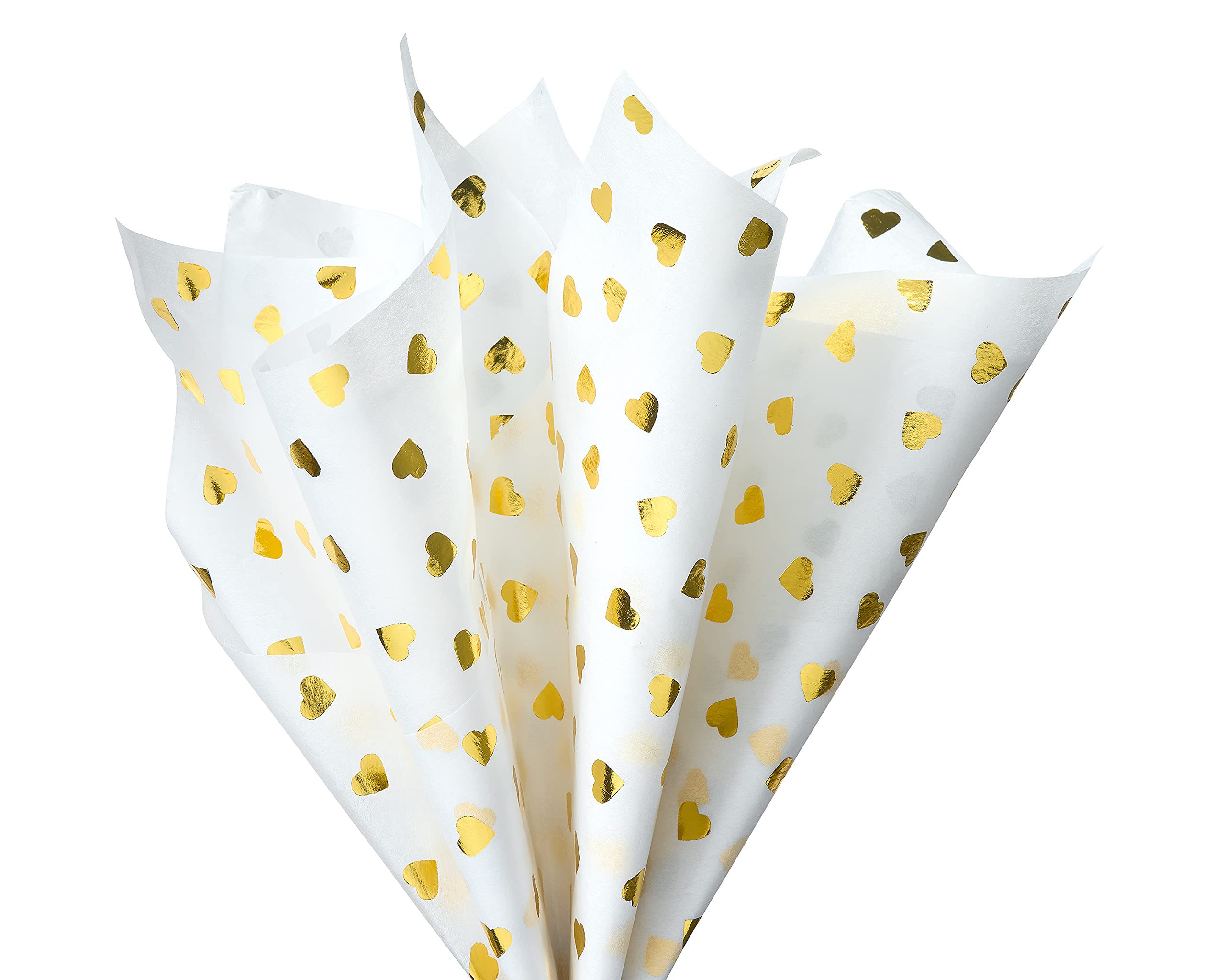 Glick Four Sheets Of Hearts Tissue Paper, Each Sheet 750mm - View #3