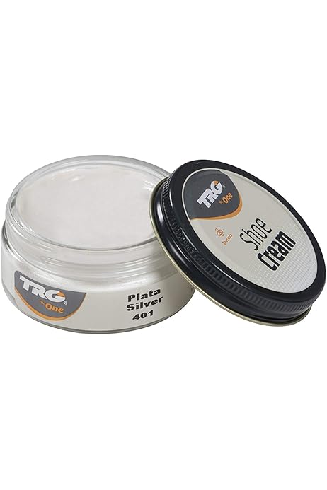 metallic silver shoe polish