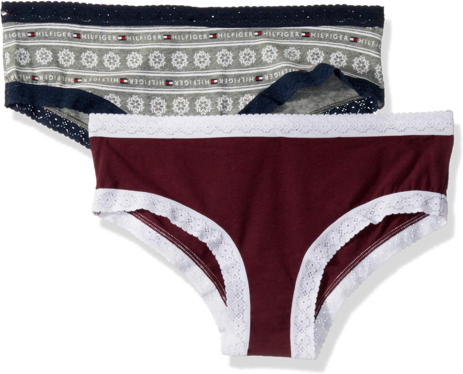 Tommy Hilfiger Womens HipsterCut Cotton Underwear Panty 5 Pack Hipster
