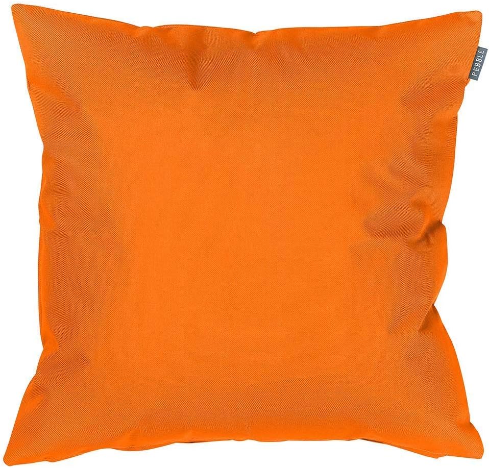 Bean Bag BazaarSpring Outdoor Cushions, Set of 4, Fibre Filled, 43cm, Water Resistant Decorative Scatter Pillows, Waterproof Material, Outdoor Garden Cushions for Chair Bench Patio Furniture