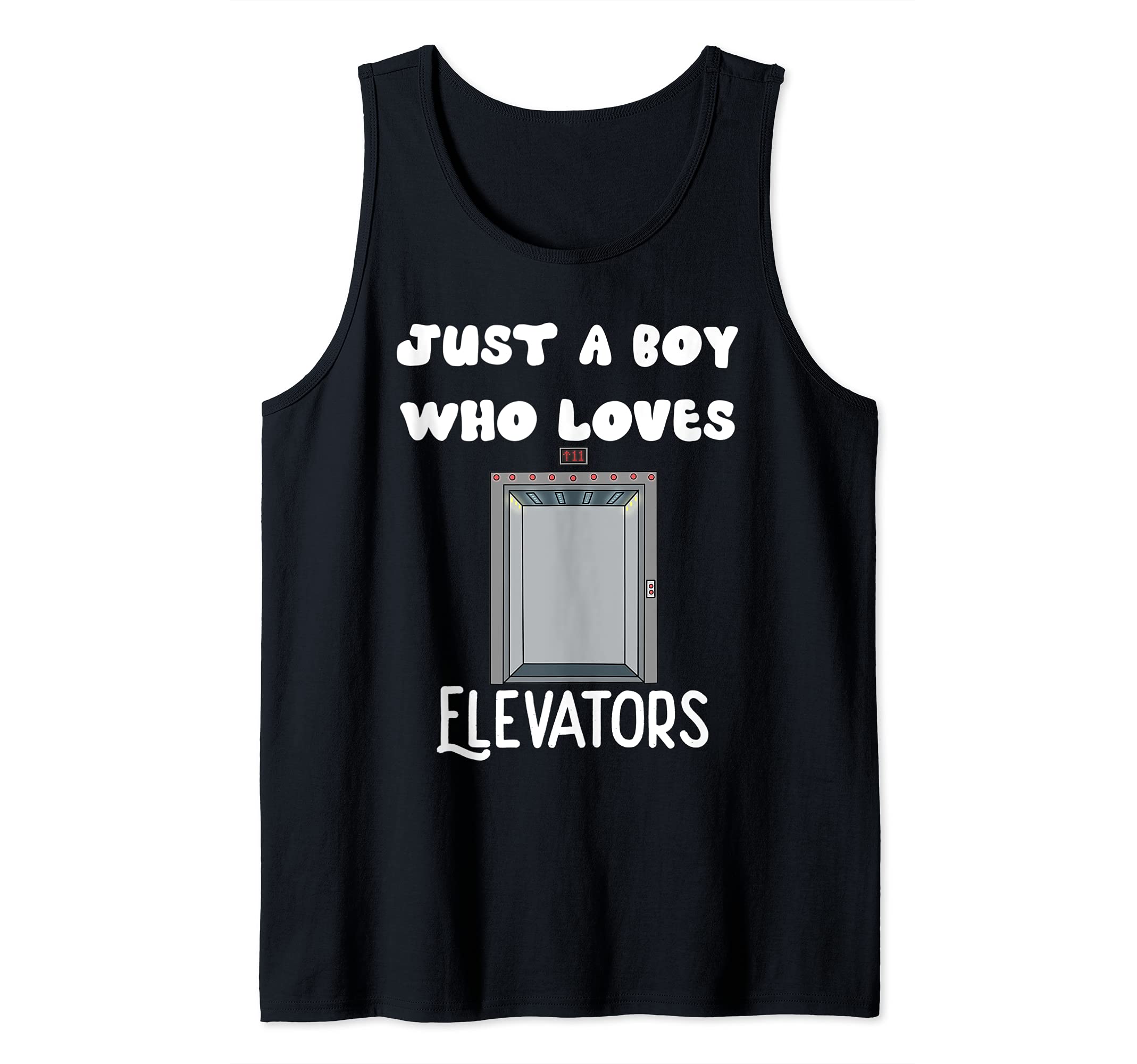 Elevator Fan Boys Ride The Elevator Kids Elevator Tank Top