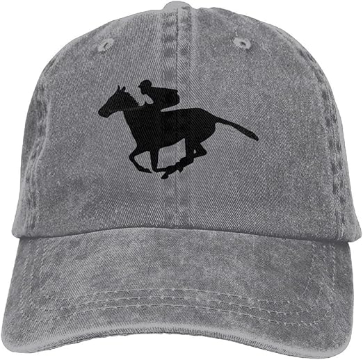 horse racing baseball caps