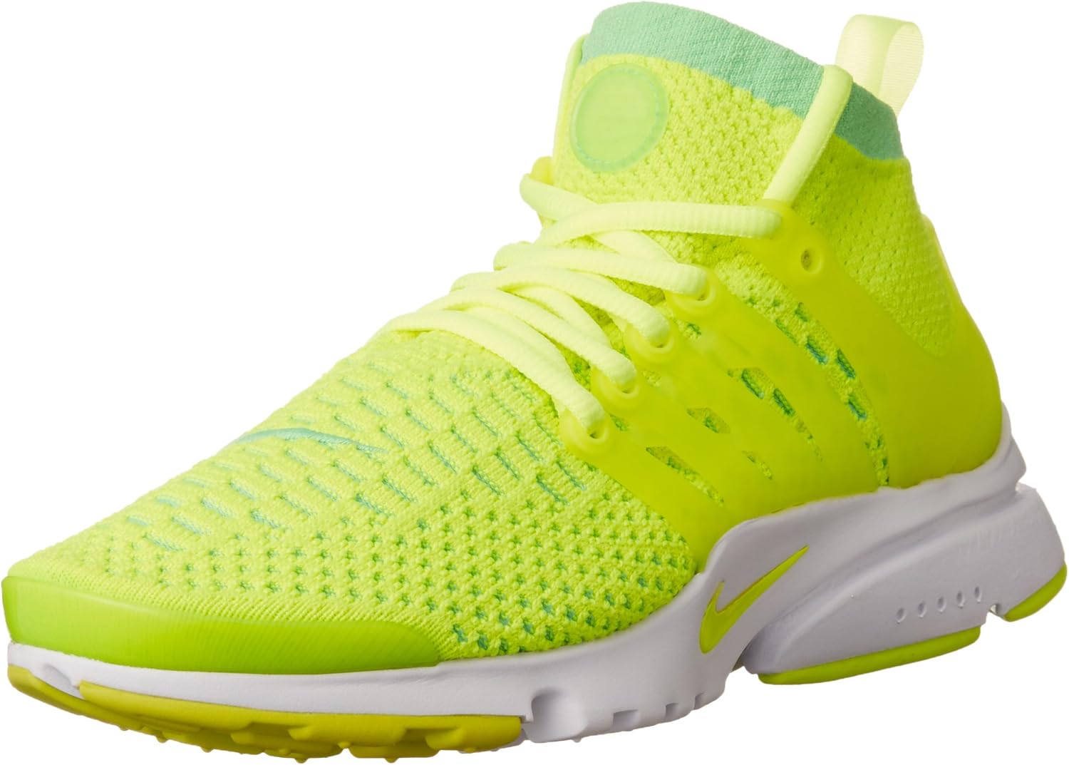 nike air presto flyknit green running shoes