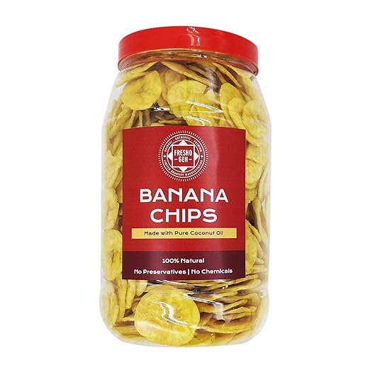 Freshogen Kerala Banana Chips Home Made in Pure Coconut Oil - 500 Gm