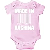 AW Fashions Made in VaChina Baby Bodysuit Funny Cute Baby Girl Clothing or Boy Outfit Infant Romper