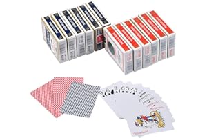 Playing Cards,12 Pack Poker Size Standard Index Decks of Cards for Texas Hold'em Blackjack Canasta Casino Cards Games(12 Pack
