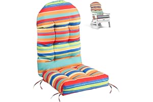 FUNBERRY Adirondack Chair Cushion Polyester, Waterproof, UV Fade Resistant, Set of 1, 44''L x 19''W x 4''H