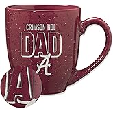 Rico Industries NCAA 16 oz Team Color Laser Engraved Ceramic Coffee Mug