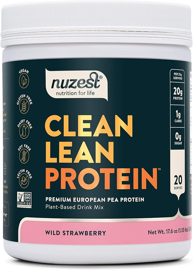Nuzest Clean Lean Protein Premium Pea Protein Powder, 100 Plant