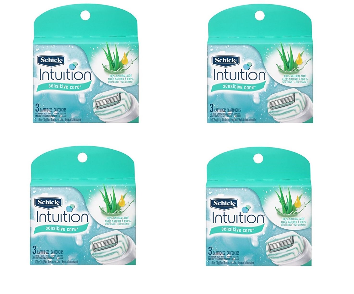 Amazon.com : Schick Intuition Plus Renewing Moisture Razor ...