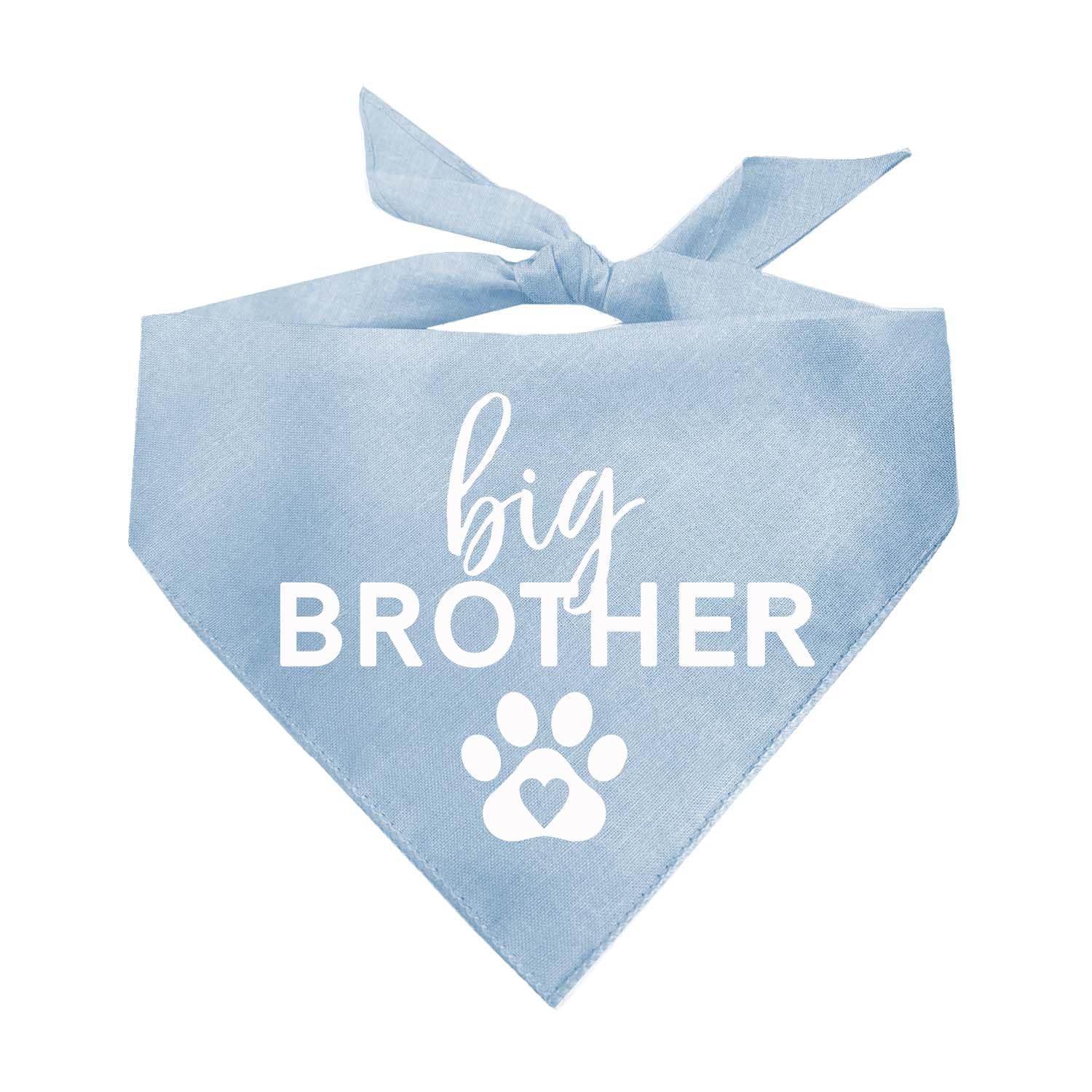 Big Brother Gender Reveal Baby Announcement (87 Baby Blue, One Size)