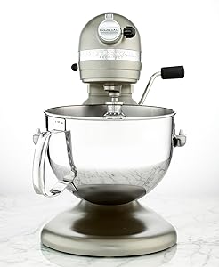 KitchenAid Professional 600 Series KP26M1XACS Bowl-Lift Stand Mixer, 6 Quart, Cocoa Silver