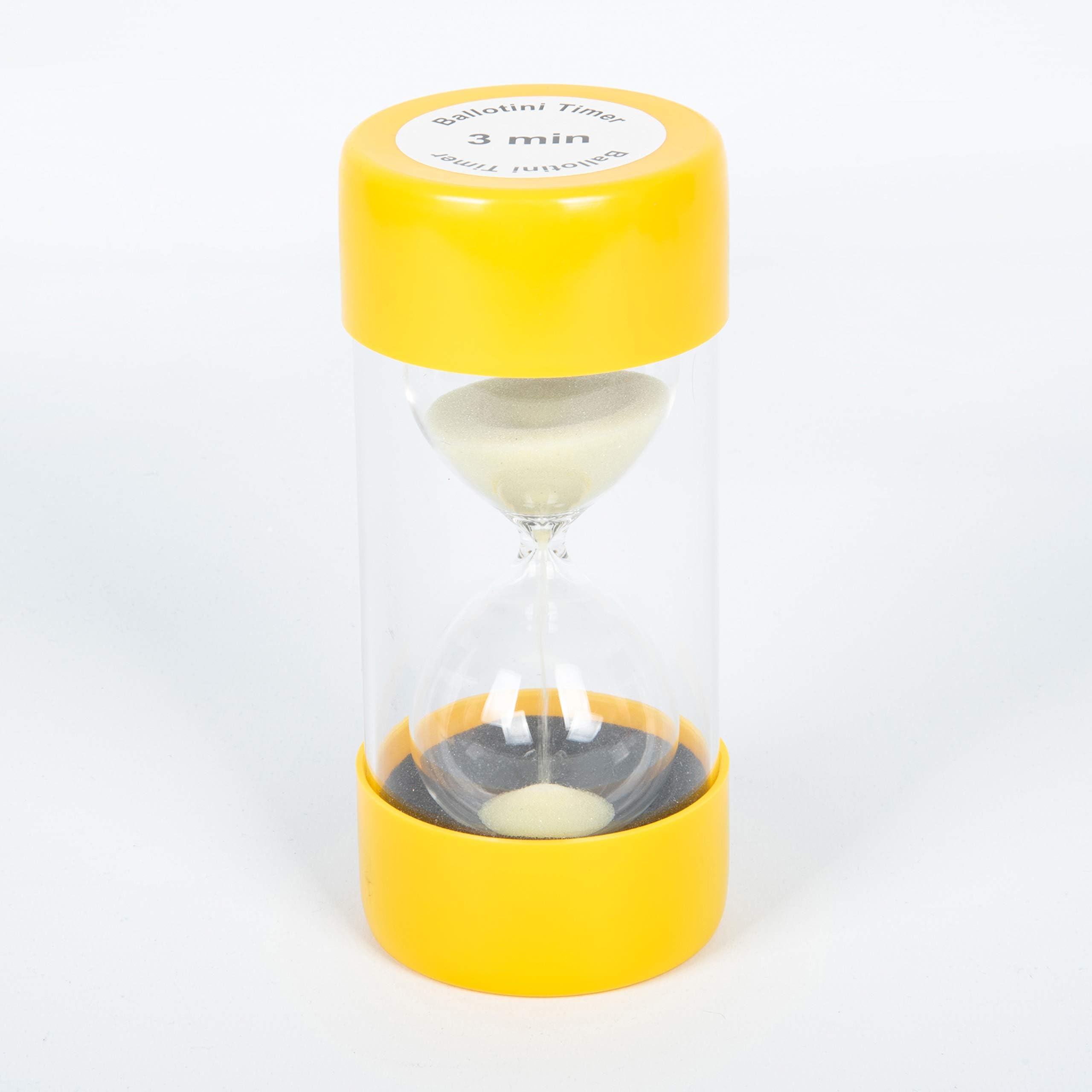 Commotion Ballotini Sand Timer - 3 Min Yellow