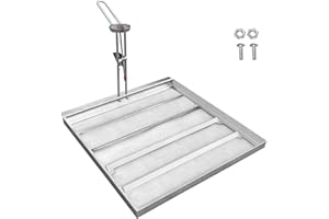 ZUCCIO Commercial 13.75 x 13.75 inch stainless steel fryer filter -550 micron mesh can replace Frymat TK45 fryer - compatible with Avantco and Pitco fryers - extends the life of cooking oil by 40%