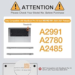 MOSISO Compatible with MacBook Pro 16 inch Case