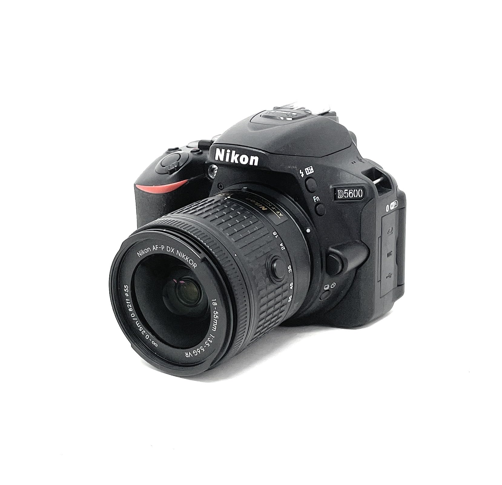 Nikon D5600 + AF-P 18-55 VR DSLR Camera - Black