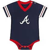 MLB Newborn & Infants 0-24 Months Official Primary Logo Creeper Romper Jersey