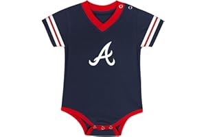 OUTERSTUFF MLB Newborn & Infants 0-24 Months Official Primary Logo Creeper Romper Jersey