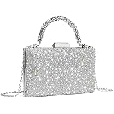 CARIEDO Women's Sparkling Clutch Purse Elegant Glitter Evening Bags Bling Evening Handbag for Dance Wedding Party Prom Bride