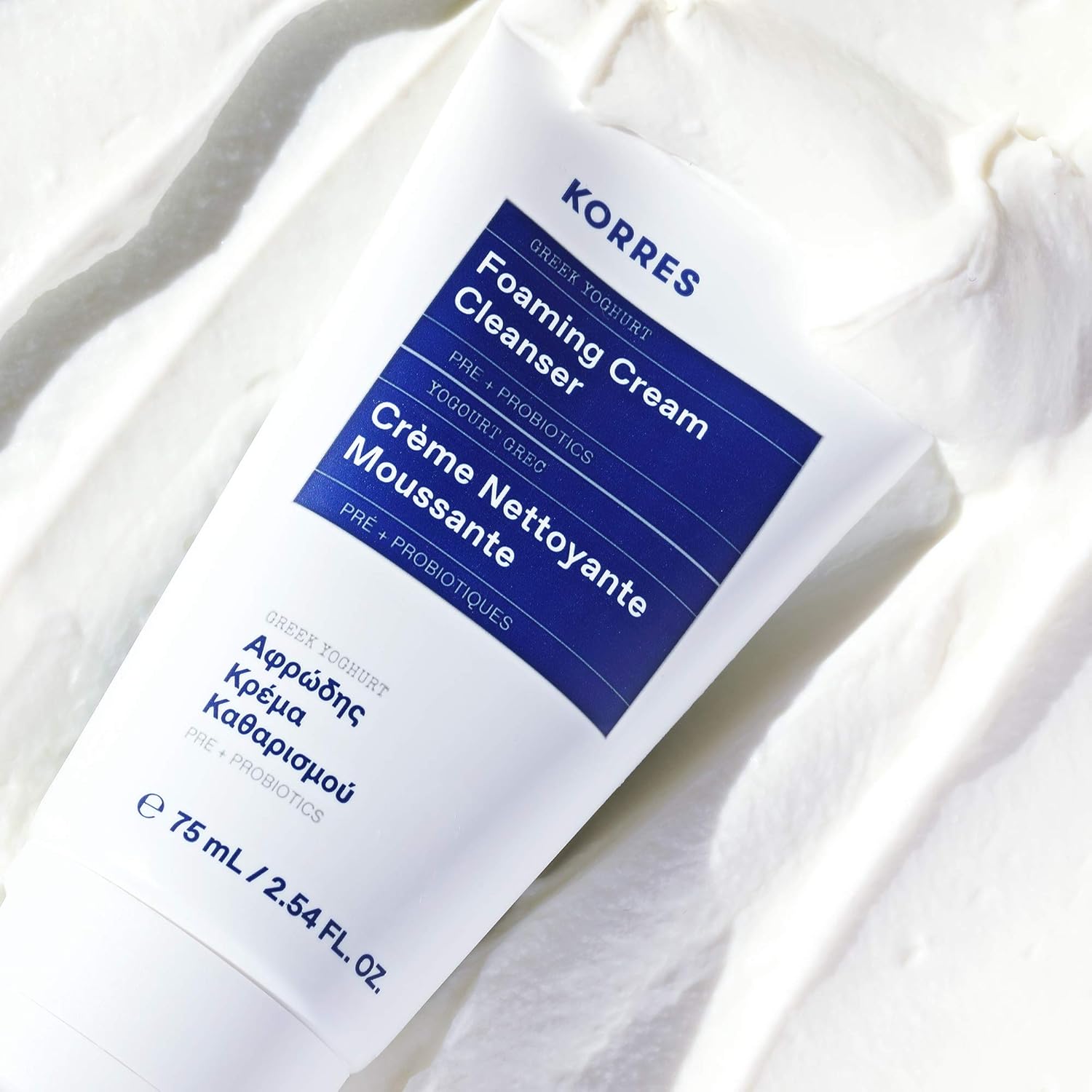 korres greek yoghurt foaming cleanser