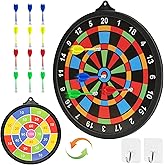 Magnetic Dart Board w/ 12 Darts, Toys for Boys Age 8-12, Safe Indoor Outdoor Games for Kids 8-12, Teen Gifts for 6 7 8 9 10 11 12 13 14 Year Old Boys Girls