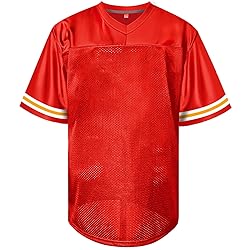 Atonmore Men Blank Plain Football Jersey, Adult Hip